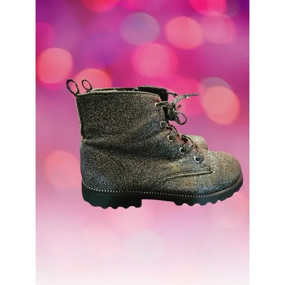 Cynthia Rowley Girl's Sparkly Boots Size 12 - Picture 2 of 8